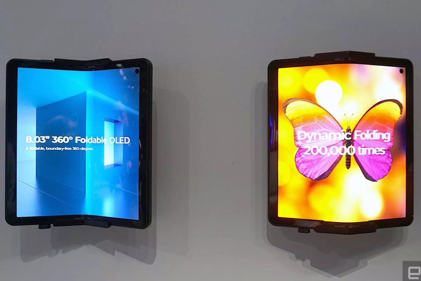 Le dernier OLED pliable de LG Display peut se plier dans les deux sens