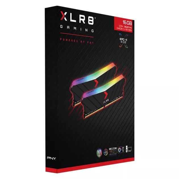 Barette Mémoire XLR8 EPIC-X RGB™ DDR4 3600MHz 16GB
