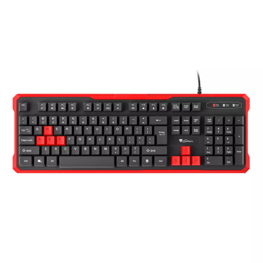 CLAVIER GAMER GENESIS RHOD 110 RED US LAYOUT