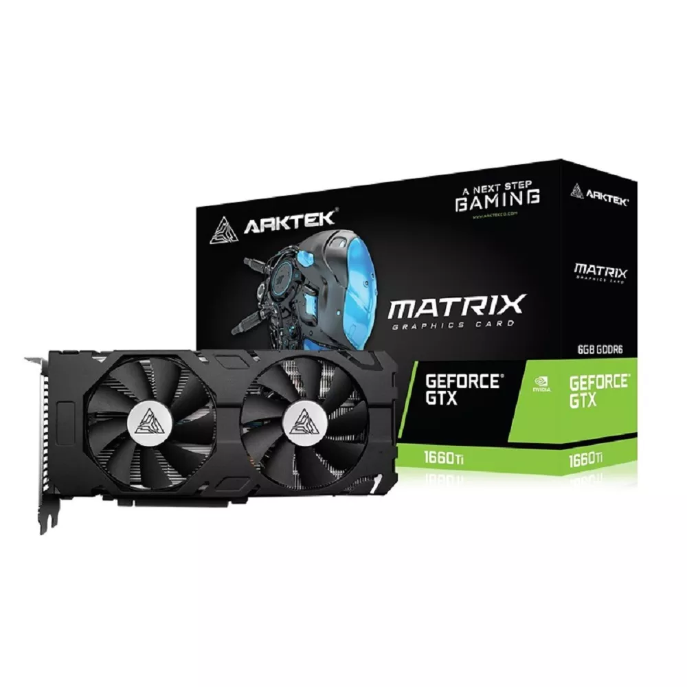 Carte Graphique GTX1660TI ARKTEK MATRIX  6GB GDDR6