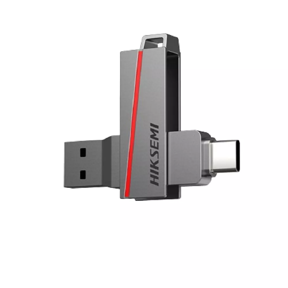 FLASH DISQUE 32GB HIKSEMI E307C U3 USB3.2 & TYPE C 