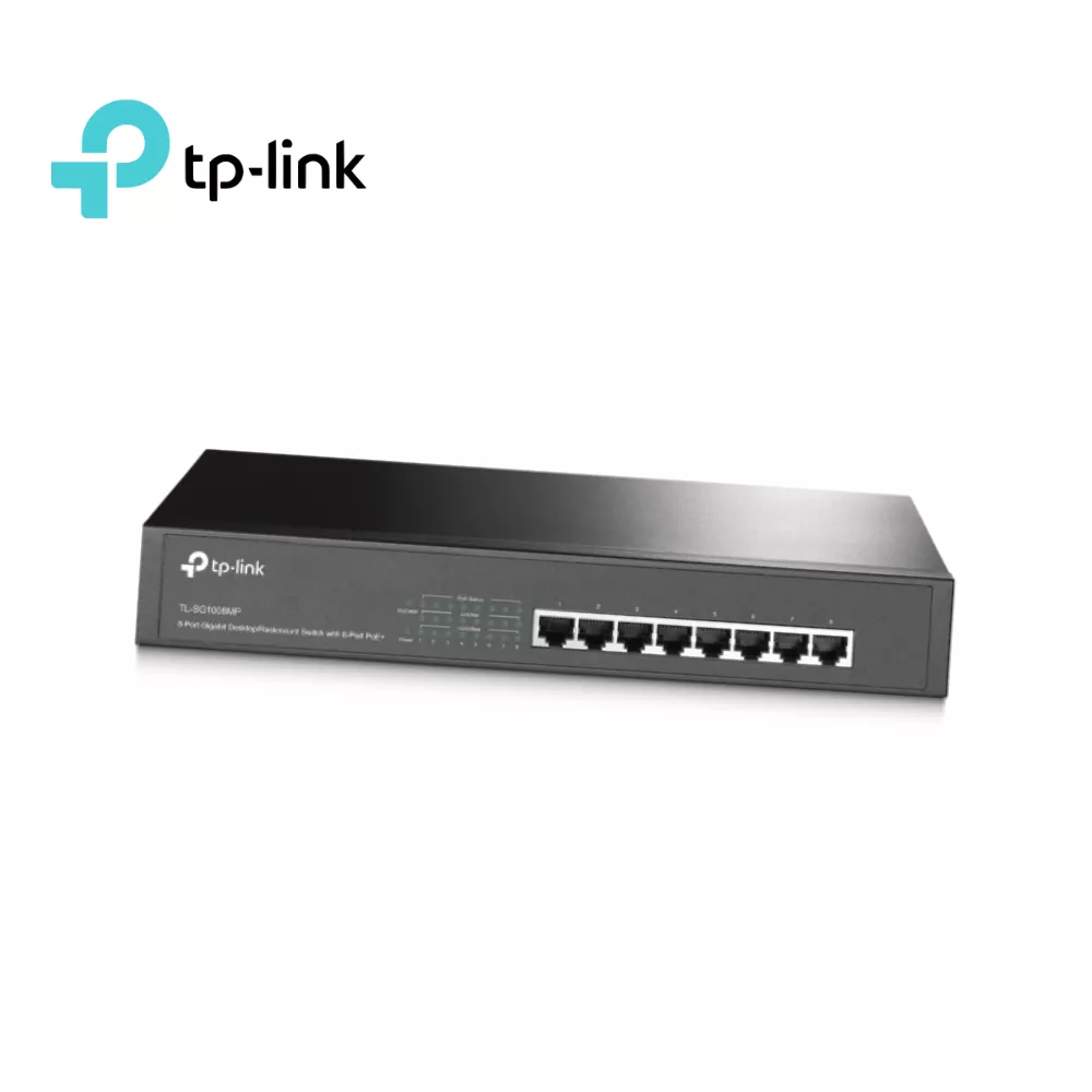 Switch de bureau rackable 8 ports Gigabit PoE+ TP-LINK