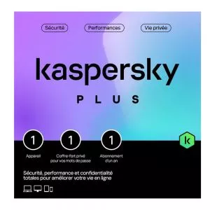 ANTIVIRUS KASPERSKY PLUS 1 POSTE 1 AN